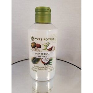 Yves Rocher Coconut Sensual Bath & Shower Gel – Hydrating & Luxurious 6.7 oz